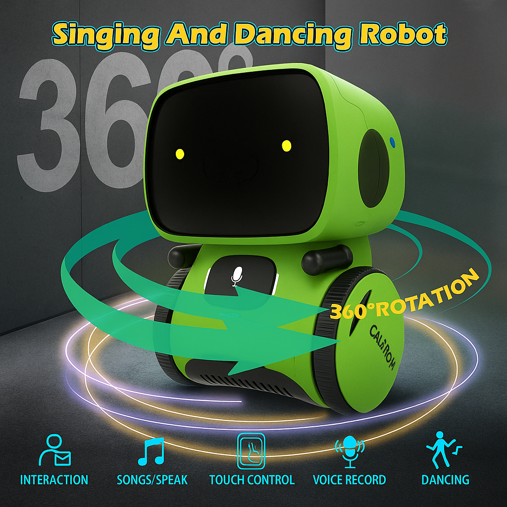 Interactieve Robot Speelgoed SmartBot voor Kinderen met Spraakherkenning en Leuk Educatief Functies