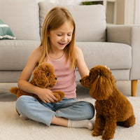 Kinderen Pluche Honden Speelgoed Realistische Teddybeer Zacht Polyester 40cm
