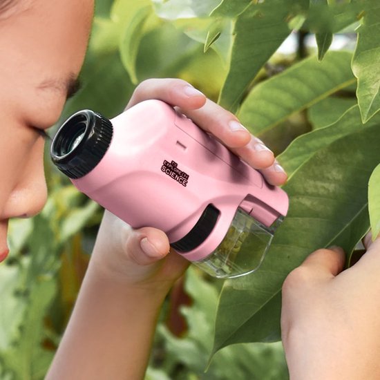 Draagbare Microscoop voor Kinderen 60x-120x Vergroting Educatief Speelgoed Duurzaam Kindvriendelijk