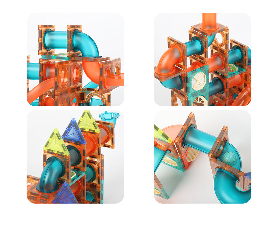 Creatief Spel met Magnetische Knikkers voor Kinderen 68 Stukken Veilig ABS voor Kinderen
