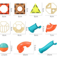 Creatief Spel met Magnetische Knikkers voor Kinderen 68 Stukken Veilig ABS voor Kinderen