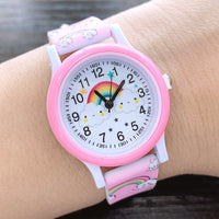 Regenboog Horloge voor Kinderen met Siliconen Band - Vrolijk en Duurzaam Horloge voor Kinderen!