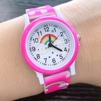 Regenboog Horloge voor Kinderen met Siliconen Band - Vrolijk en Duurzaam Horloge voor Kinderen!