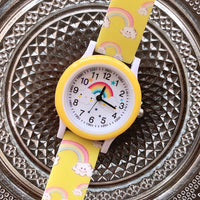 Regenboog Horloge voor Kinderen met Siliconen Band - Vrolijk en Duurzaam Horloge voor Kinderen!