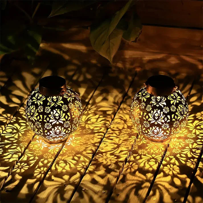 LuxeLumen Elegante Zonne-Lantaarn | Stijlvolle Verlichting voor de Tuin met Energiezuinige Technologie