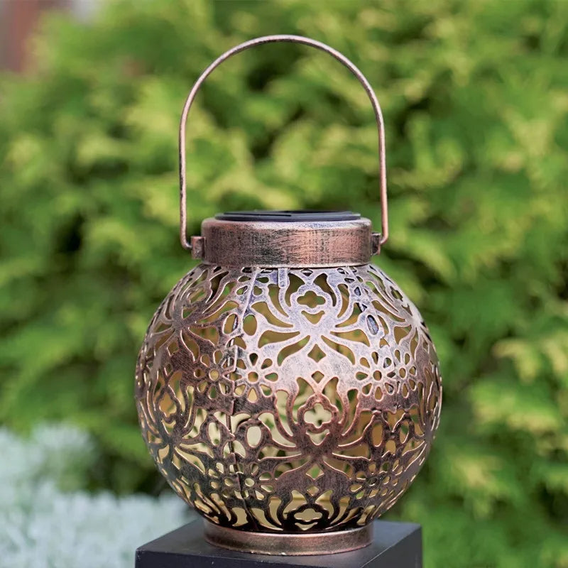 LuxeLumen Elegante Zonne-Lantaarn | Stijlvolle Verlichting voor de Tuin met Energiezuinige Technologie