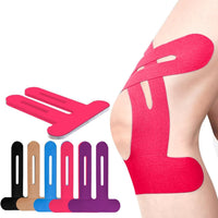 Kniebandage | Vooraf gesneden Kinesio Tape | Ademend Knieondersteuning | Flexify