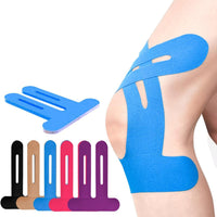Kniebandage | Vooraf gesneden Kinesio Tape | Ademend Knieondersteuning | Flexify
