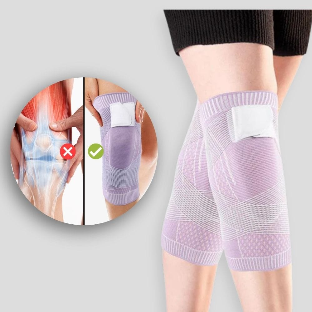Kniebandage | Directe ondersteuning | Compressieverband met stabilisatie | KneeRelief