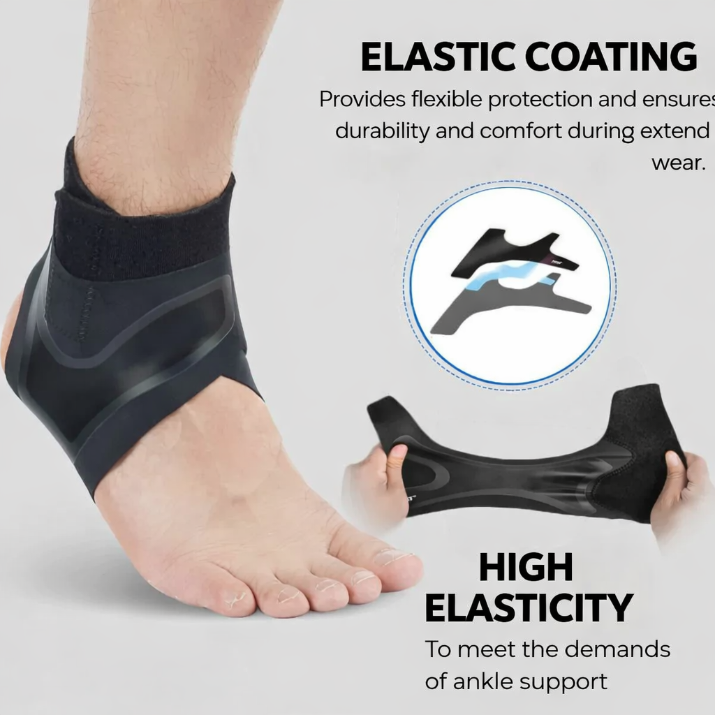 Enkelbandage | Voetbandage met compressie | Stabiliteit voor de hiel | Orthexa