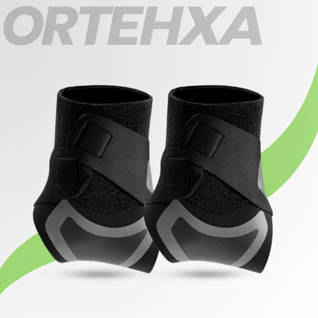 Enkelbandage | Voetbandage met compressie | Stabiliteit voor de hiel | Orthexa