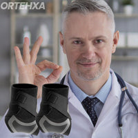 Enkelbandage | Voetbandage met compressie | Stabiliteit voor de hiel | Orthexa