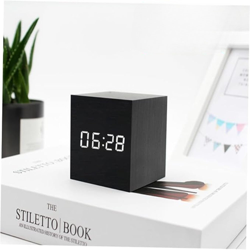 Compacte Mini LED Digitale Wecker - Instelbare Helderheid en Nachtmodus