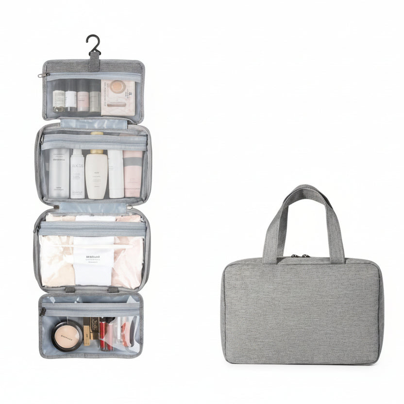 TravelTidy – Compacte cosmetica-organizer met 4 vakken