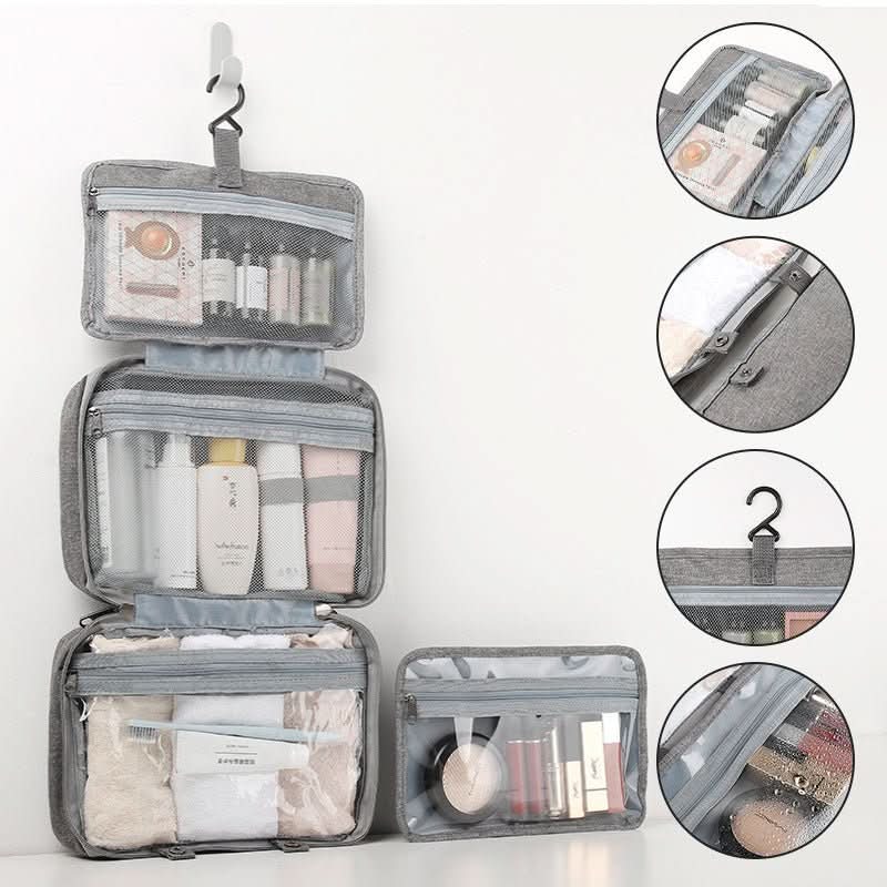 TravelTidy – Compacte cosmetica-organizer met 4 vakken