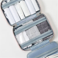 TravelTidy – Compacte cosmetica-organizer met 4 vakken