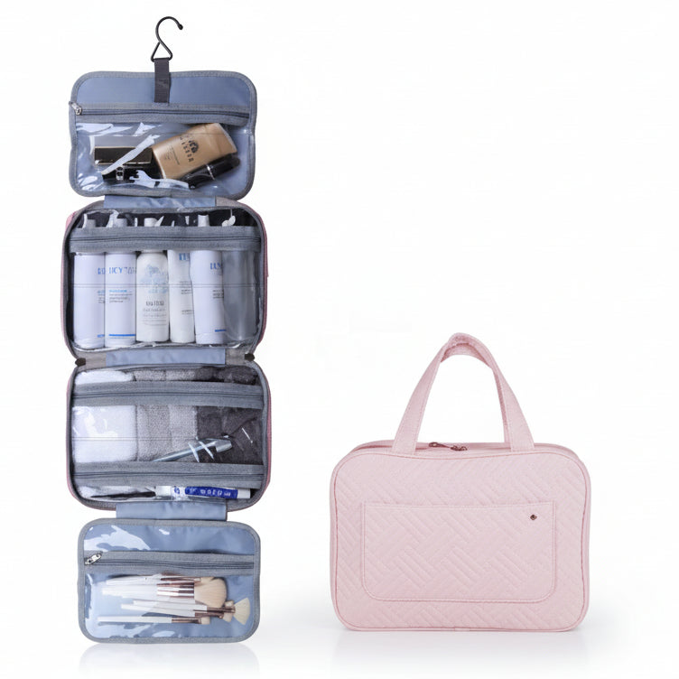 TravelTidy – Compacte cosmetica-organizer met 4 vakken
