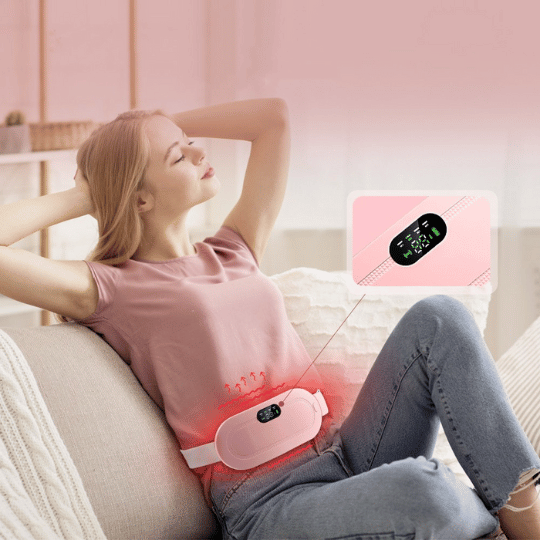Menstruatiepijn Verlichtingsriem | Draadloze warmtemassageriem voor vrouwen