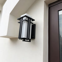 Krajewski Retro Industriële Glazen Buiten Wandlamp