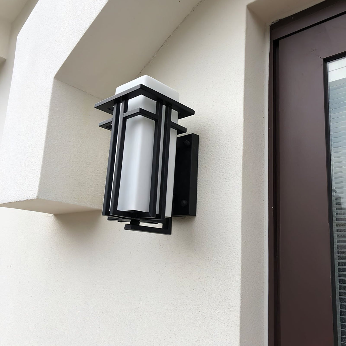Krajewski Retro Industriële Glazen Buiten Wandlamp
