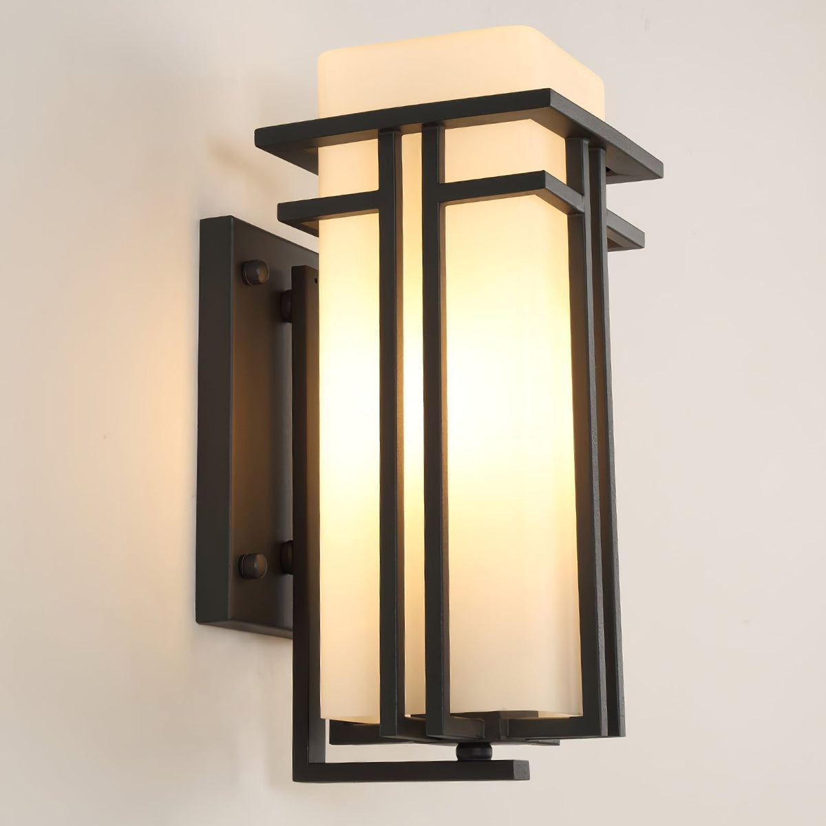 Krajewski Retro Industriële Glazen Buiten Wandlamp