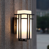 Krajewski Retro Industriële Glazen Buiten Wandlamp