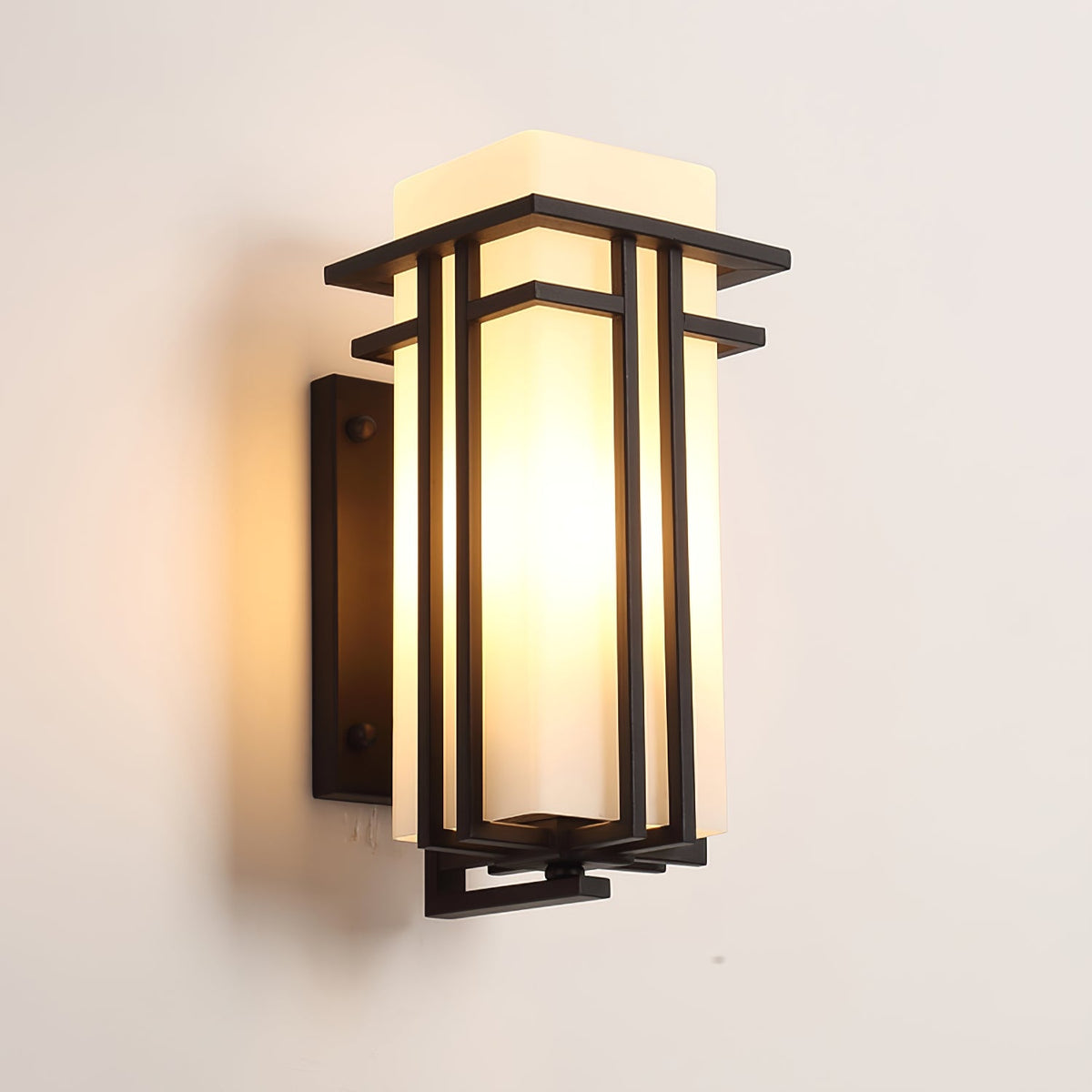 Krajewski Retro Industriële Glazen Buiten Wandlamp