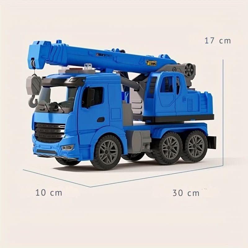 BuildPlay Kraanwagen Speelgoed – Bouwvoertuig met Licht, Geluid & Beweegbare Kraanarm (vanaf 3 jaar)