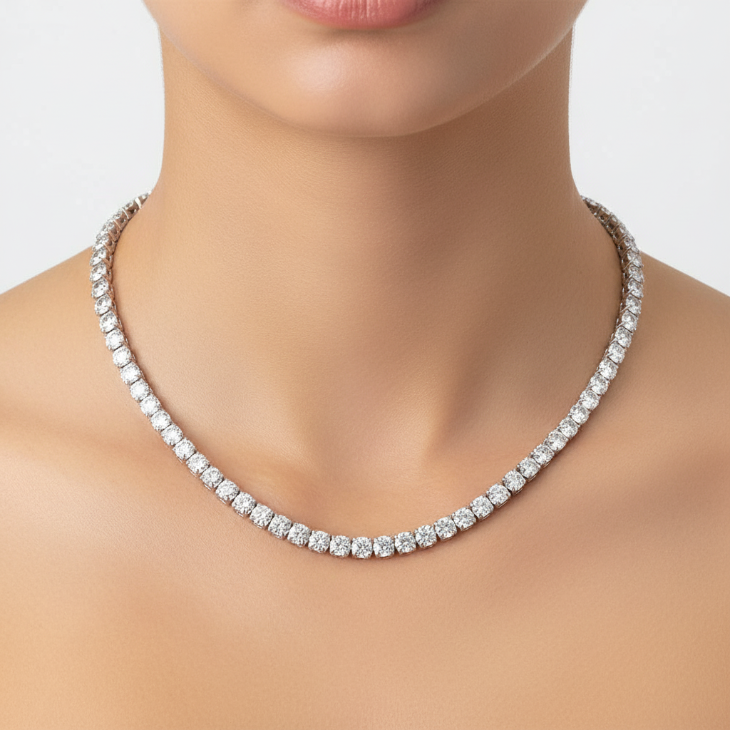 Kristallen halsketting - Kristallen halsband