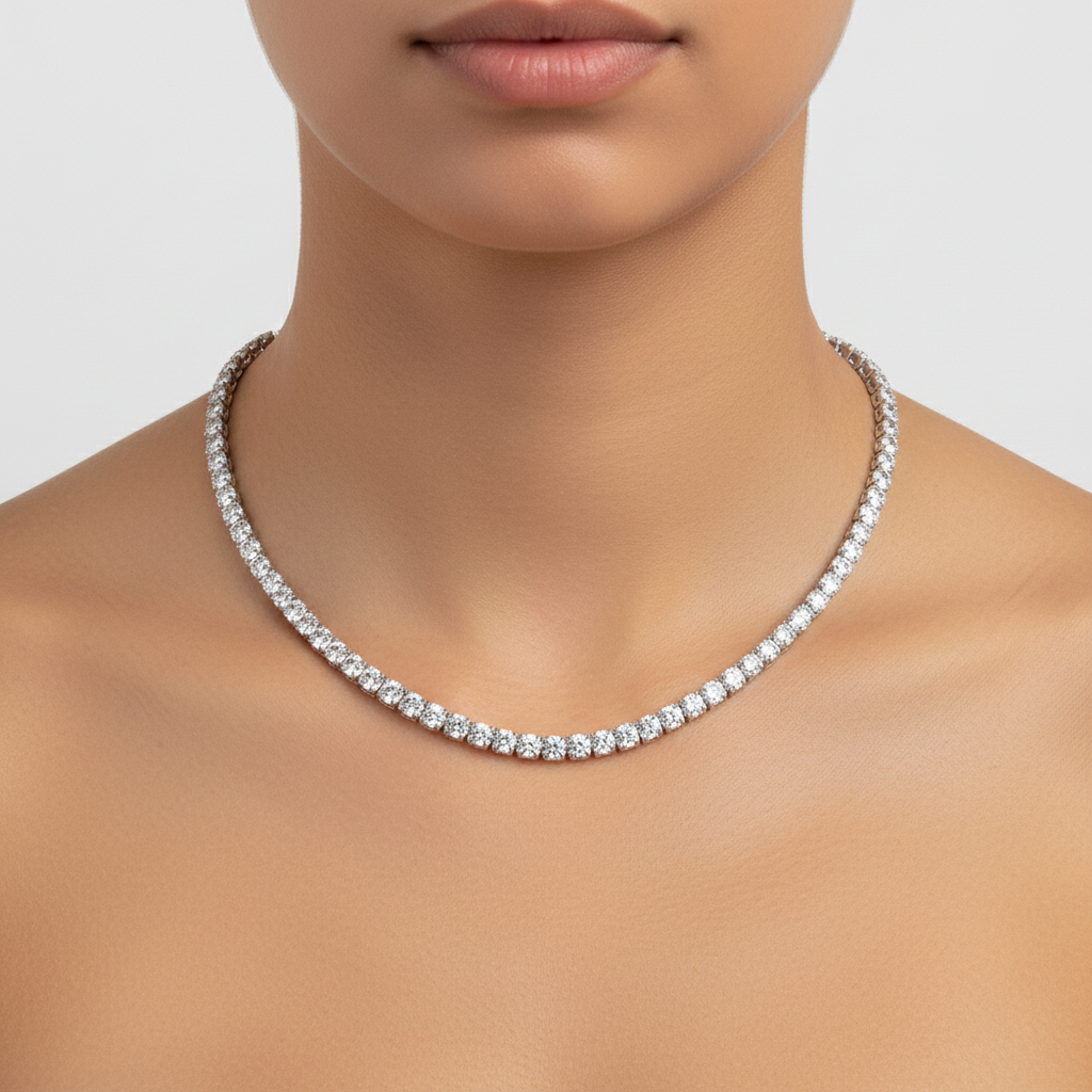 Kristallen halsketting - Kristallen halsband