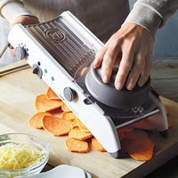 Multifunctionele groentesnijder en rasp | Professionele mandoline voor aardappelen, wortelen en uien