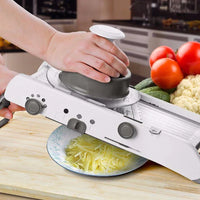 Multifunctionele groentesnijder en rasp | Professionele mandoline voor aardappelen, wortelen en uien