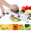 Multifunctionele groentesnijder en rasp | Professionele mandoline voor aardappelen, wortelen en uien