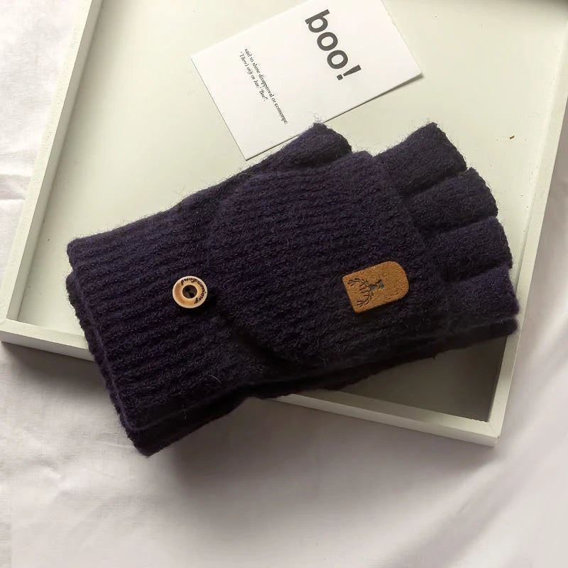 WARMTOUCH – Winter-halvinghandschoenen met touchscreenfunctie & zacht breidesign