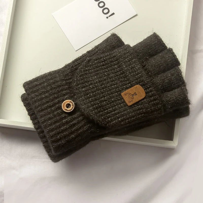 WARMTOUCH – Winter-halvinghandschoenen met touchscreenfunctie & zacht breidesign