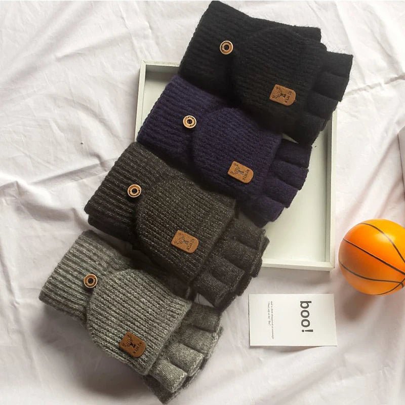 WARMTOUCH – Winter-halvinghandschoenen met touchscreenfunctie & zacht breidesign
