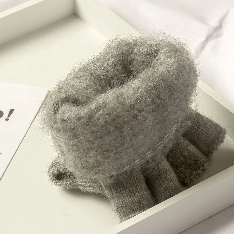 WARMTOUCH – Winter-halvinghandschoenen met touchscreenfunctie & zacht breidesign