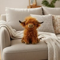 Knuffelige Hoogland Koe – Pluche Hoogland Koe voor Geborgenheid, Troost & Stijlvolle Decoratie