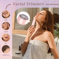 Vrouw Elektrisch Scheerapparaat Waterdicht