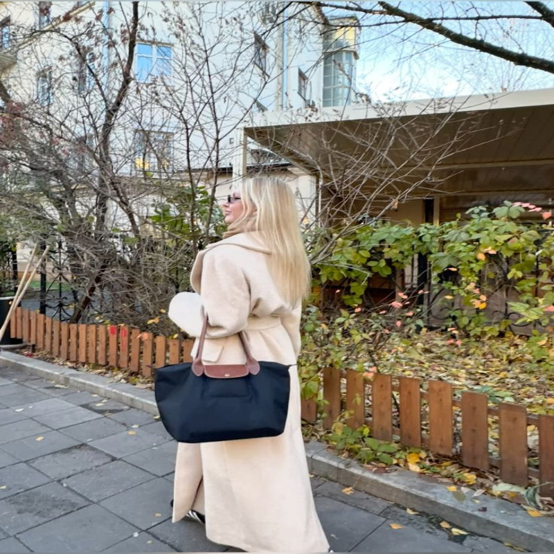 Dames Shopper Tas Ruim Ontwerp Met Verstelbare Schouderband