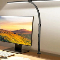 LumaDesk - Verstelbare LED Bureau Lamp met Dubbele Koppen en Efficiënte Verlichting