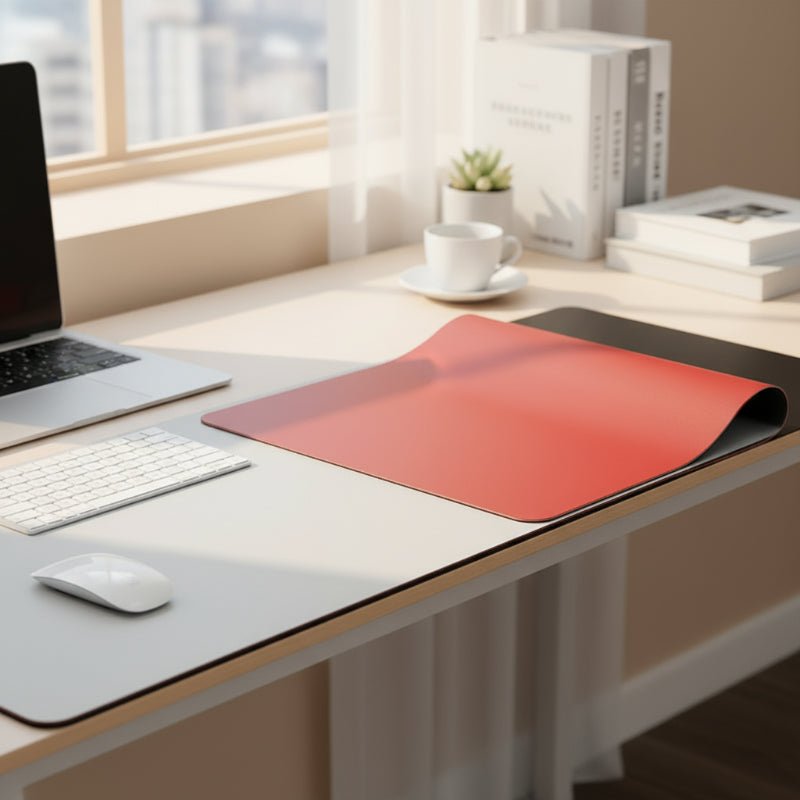 DESKSHIELD – Premium PU-Leren Bureauonderlegger voor Nauwkeurige Muizesturing