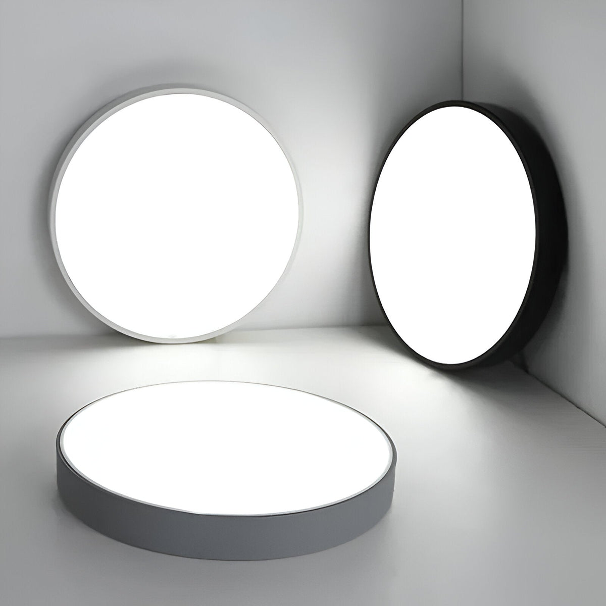 Nordic Macaron Ronde LED Plafondlamp