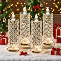 1+1 GRATIS | GlowLume™ | LED Kristallen Kaarsen — Sprankelende & romantische tafelverlichting
