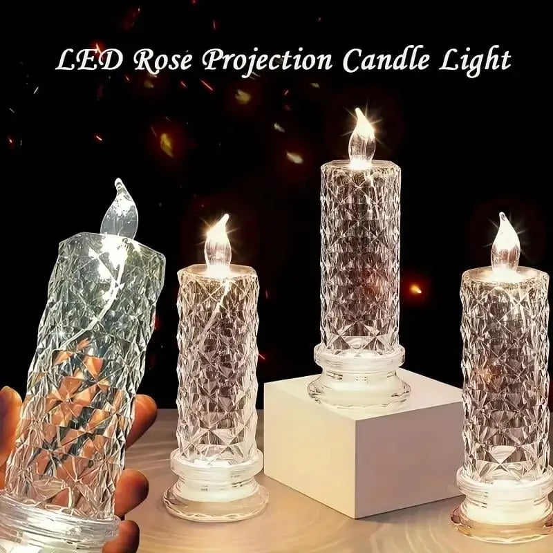 1+1 GRATIS | GlowLume™ | LED Kristallen Kaarsen — Sprankelende & romantische tafelverlichting