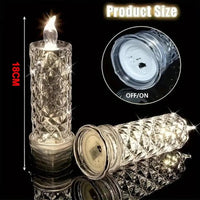 1+1 GRATIS | GlowLume™ | LED Kristallen Kaarsen — Sprankelende & romantische tafelverlichting