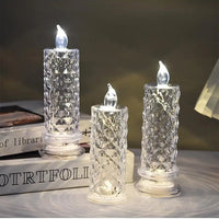 1+1 GRATIS | GlowLume™ | LED Kristallen Kaarsen — Sprankelende & romantische tafelverlichting