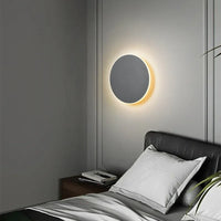 Moderne Nordic Ronde Aluminium Minimalistische LED Wandlamp