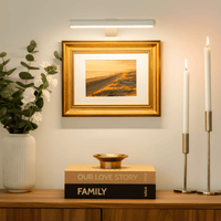 LED-Wandlamp | Dimbare Kunstverlichting | Oplaadbaar Metaalontwerp | ArtGlow