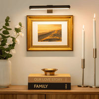 LED-Wandlamp | Dimbare Kunstverlichting | Oplaadbaar Metaalontwerp | ArtGlow